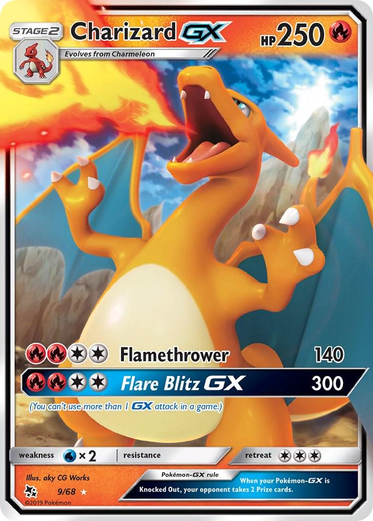 PSA Slab - PSA 8 Charizard GX 9/68 - Sun & Moon: Hidden Fates