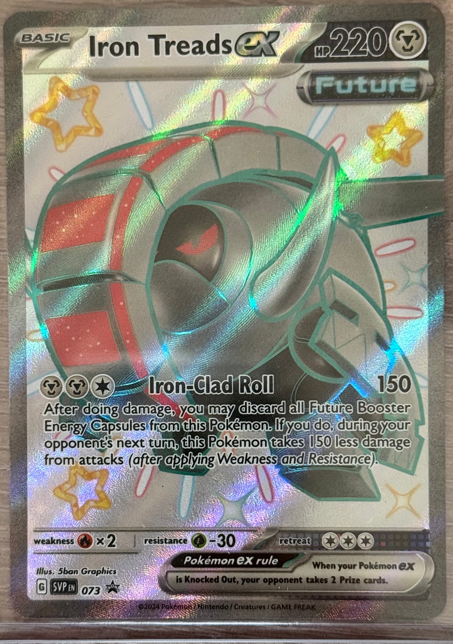 Near Mint - Iron Threads EX Black Star Promo #073 - Scarlet & Violet: Paldean Fates