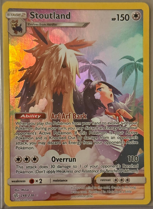 Near Mint - Stoutland #248/235 - Sun & Moon: Cosmic Eclipse