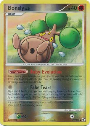 Near Mint - Bonsly 71/130 [Reverse Holo] - Diamond & Pearl