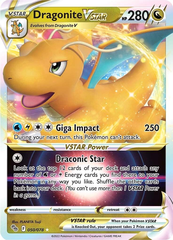 Near Mint - Dragonite VSTAR 050/078 - Pokémon GO