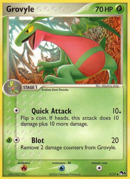 Excellent - Grovyle 7/17 - POP4 Series