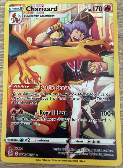 Near Mint - Charizard TG03/TG30 - Sword & Shield: Lost Origin