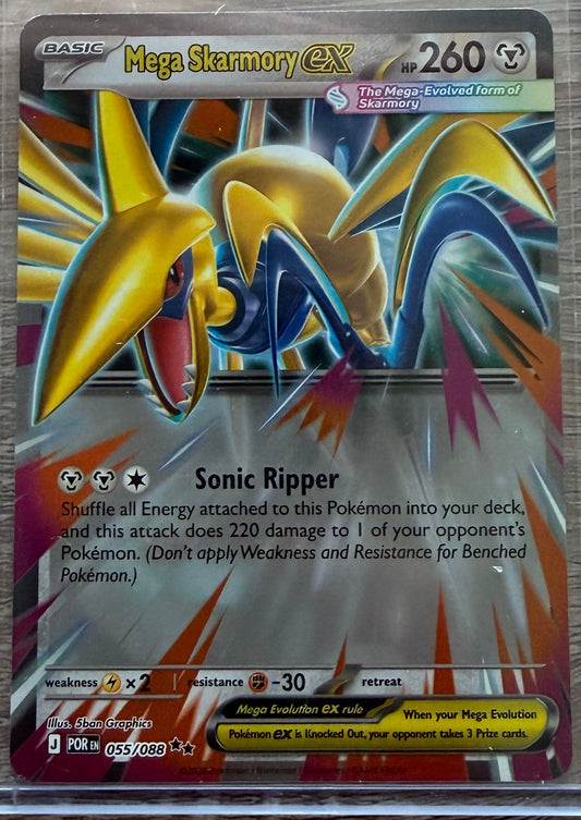 Near Mint - Mega Skarmory EX 055/088 - Mega Evolution: Perfect Order