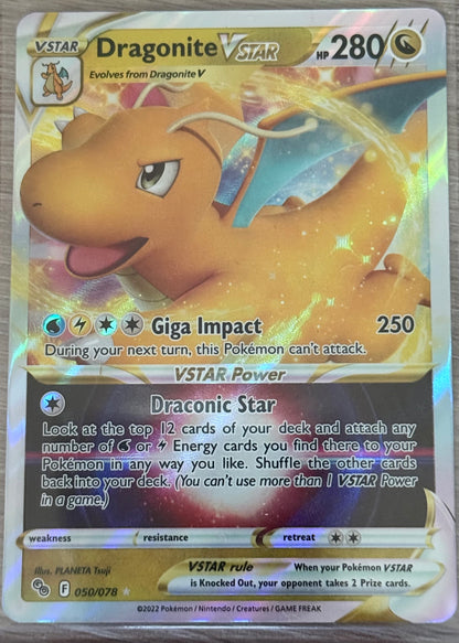 Near Mint - Dragonite VSTAR 050/078 - Pokémon GO
