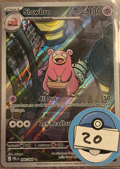 Near Mint - Slowbro 090/-84 - Mega Evolution: Pitch Black