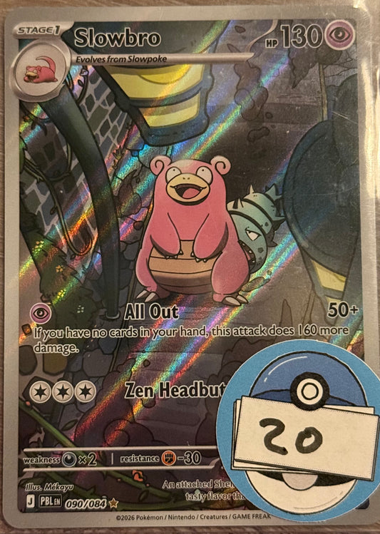 Near Mint - Slowbro 090/-84 - Mega Evolution: Pitch Black