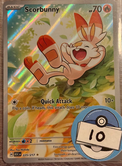 Near Mint - Scorbunny 225/217 - Mega Evolution: Ascended Heroes