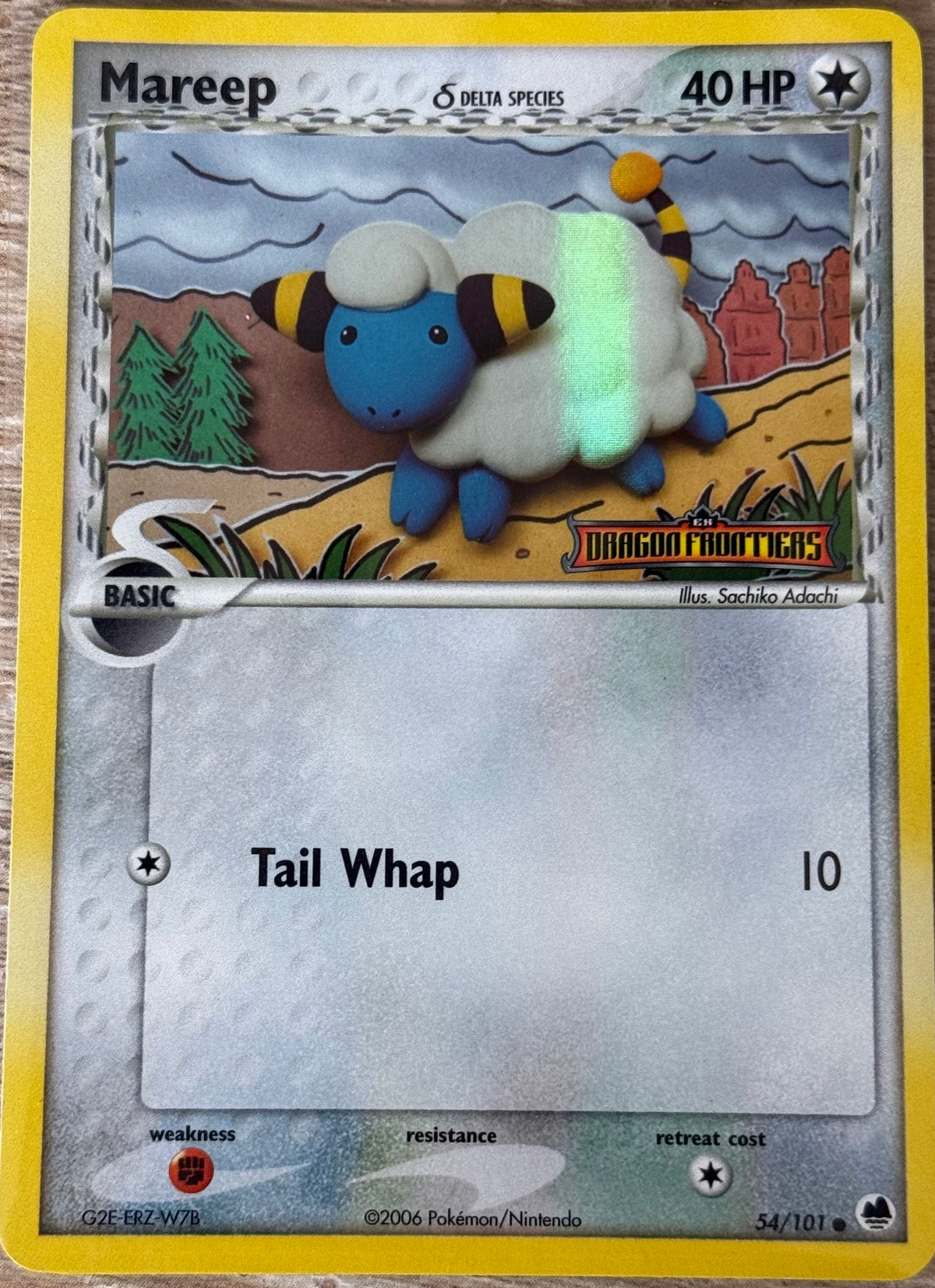 Excellent - Mareep δ Delta Species 54/101 [Stamped Reverse Holo] - EX Dragon Frontiers
