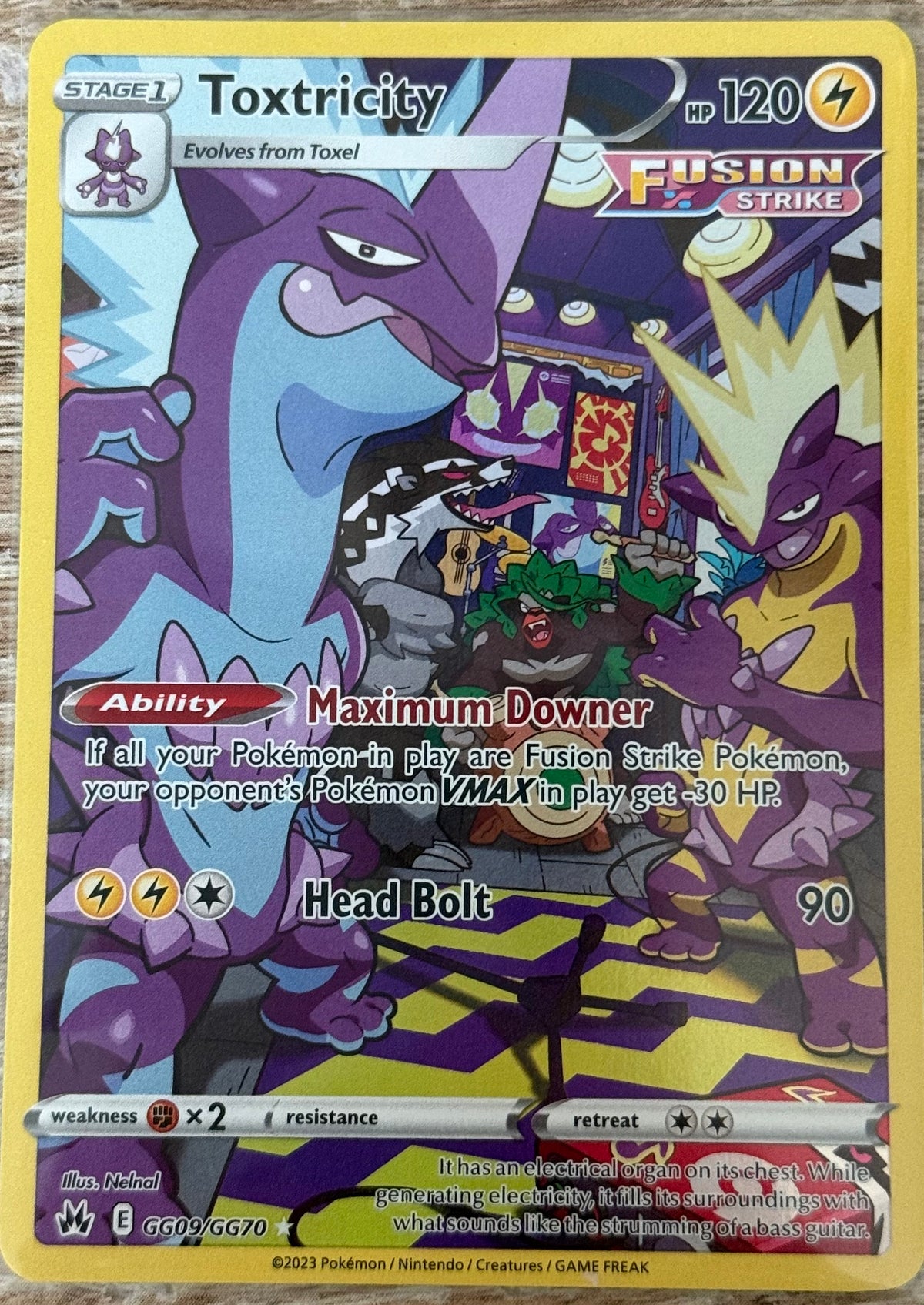 Near Mint - Toxtricity GG09/GG70 - Sword & Shield: Crown Zenith