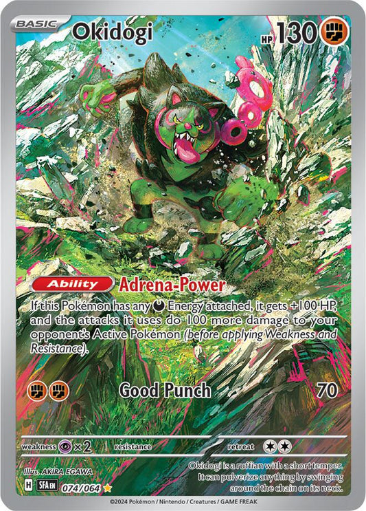 Near Mint - Okidogi 74/64 - Scarlet & Violet: Shrouded Fable