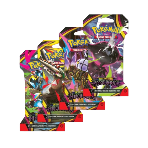 Boosterpack - Mega Evolution: Pitch Black Sleeved Boosterpack