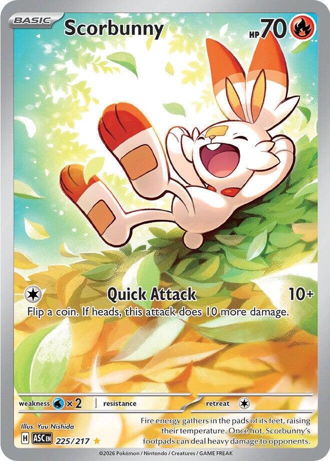 Near Mint - Scorbunny 225/217 - Mega Evolution: Ascended Heroes