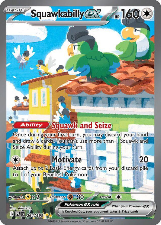 Near Mint - Squawkabilly #264/193 - Scarlet & Violet: Paldea Evolved