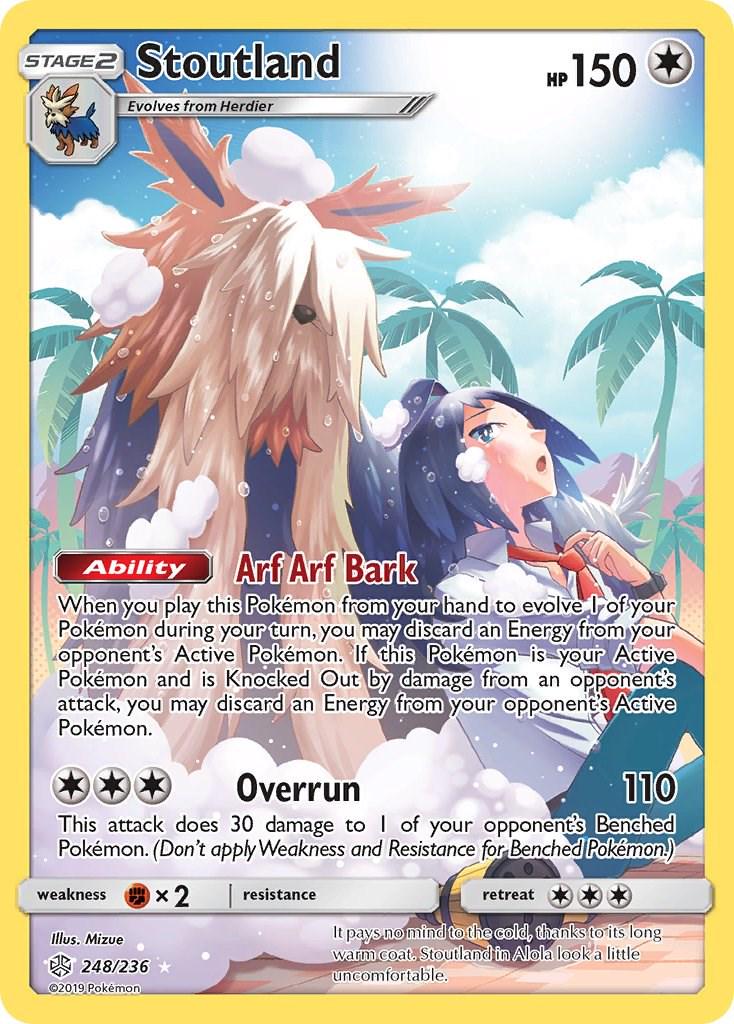 Near Mint - Stoutland #248/235 - Sun & Moon: Cosmic Eclipse