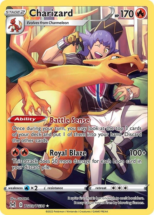 Near Mint - Charizard TG03/TG30 - Sword & Shield: Lost Origin